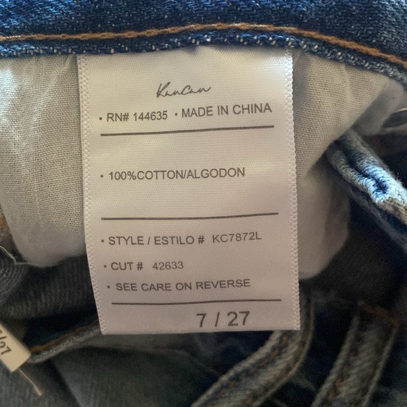 KanCan 90's Wide Leg
Straight Jeans size 7/27 - Picture 7 of 8